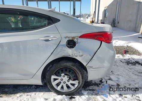 2012 Hyundai Elantra Gls z USA, uszkodzony, nr VIN 5NPDH4AEXCH068325